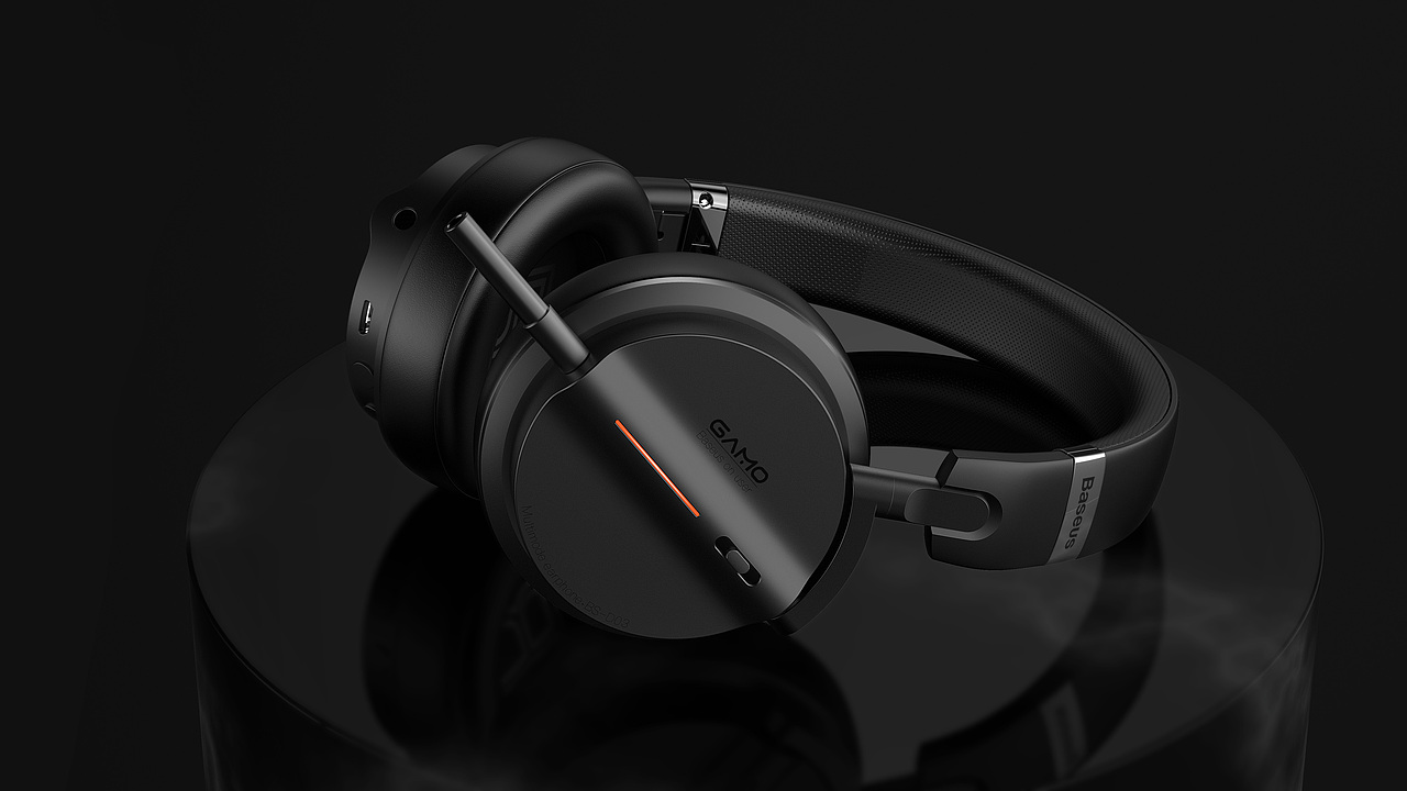 倍思 GAMO沉浸式3D游戏耳机（图ZMjY3Njc2ODE2） - 电子产品 - 站酷设计师大橙小哎原创素材 - 站酷ZCOOL