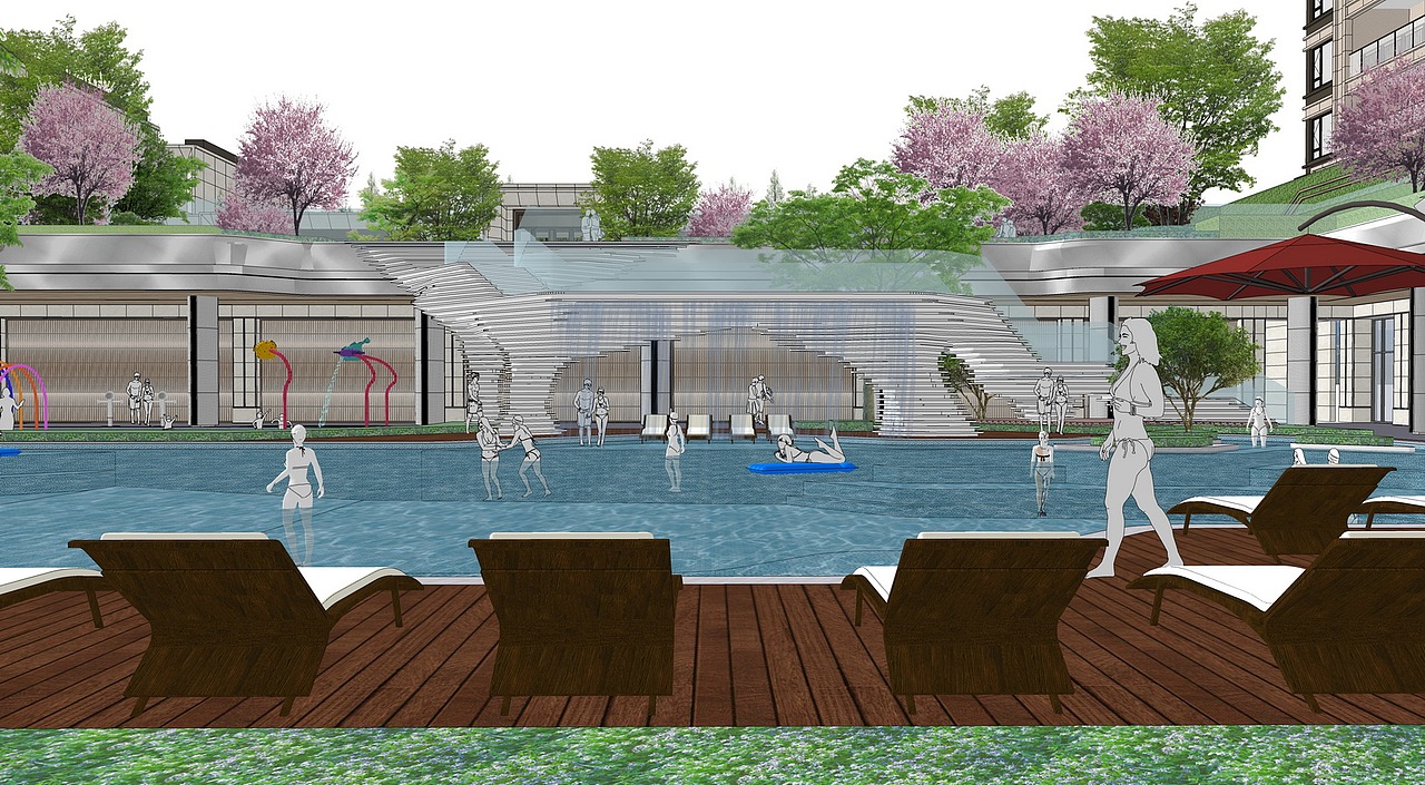 金科礼悦东方示范区SU模型下载