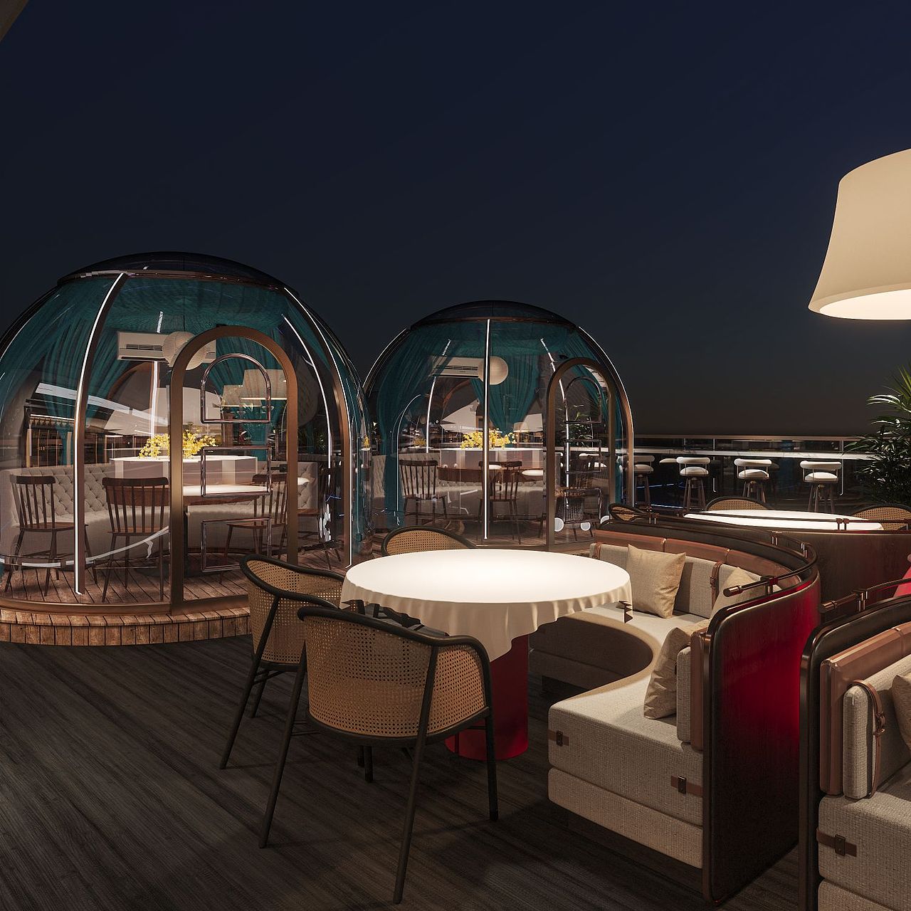 最美露台外滩法式餐厅