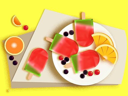 商业食品插画