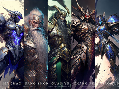 三国五虎将机械铠甲版