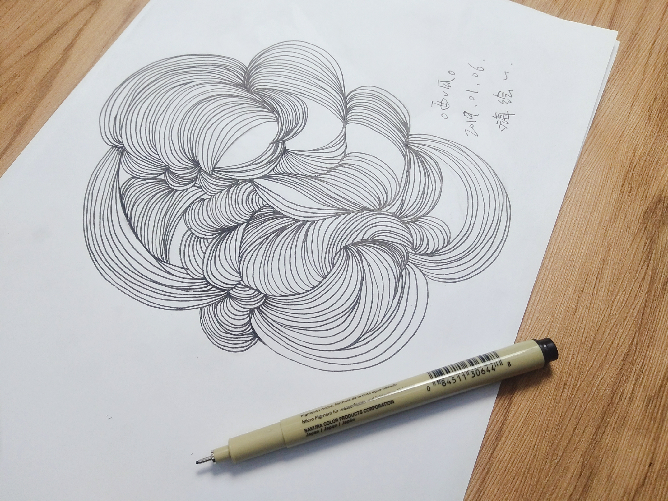 视觉传达装饰画插画基础线条训练,附带视频来了