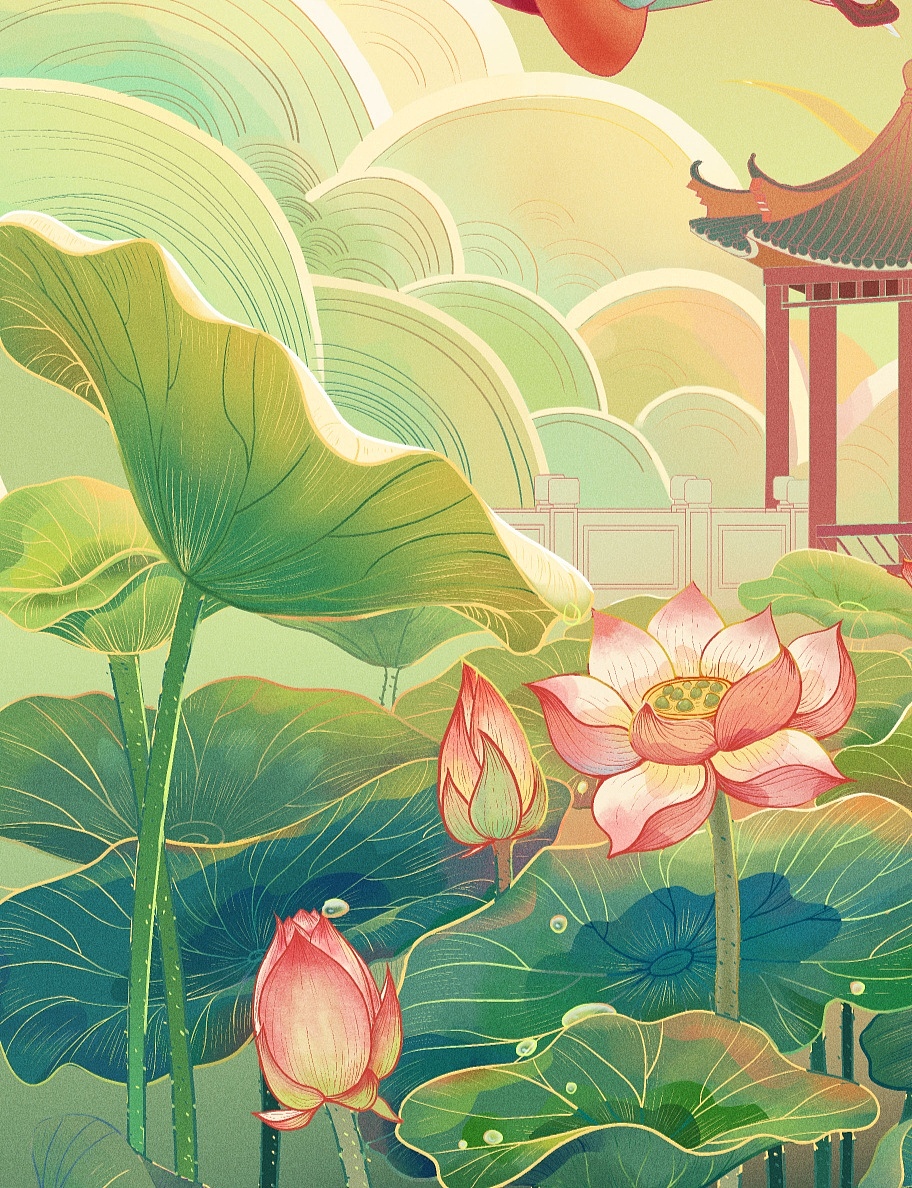 《盛夏》（图ZMjY2MTMzNDc2） - 创作习作 - 站酷设计师Cheese糖原创素材 - 站酷ZCOOL