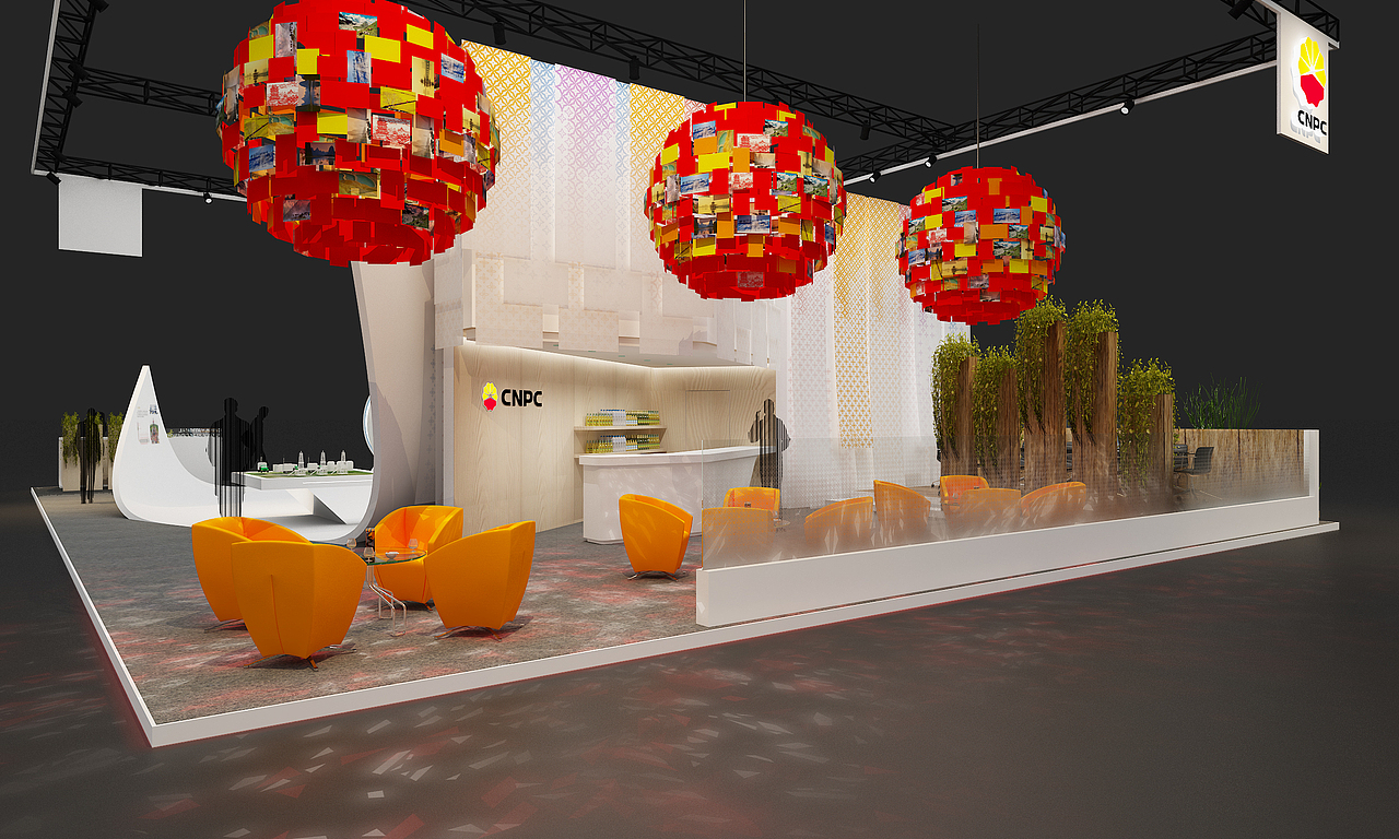 CNPC 中国石油 展位设计（图ZMjY5OTk1NjQ4） - 展陈设计 - 站酷设计师SNCreative原创素材 - 站酷ZCOOL