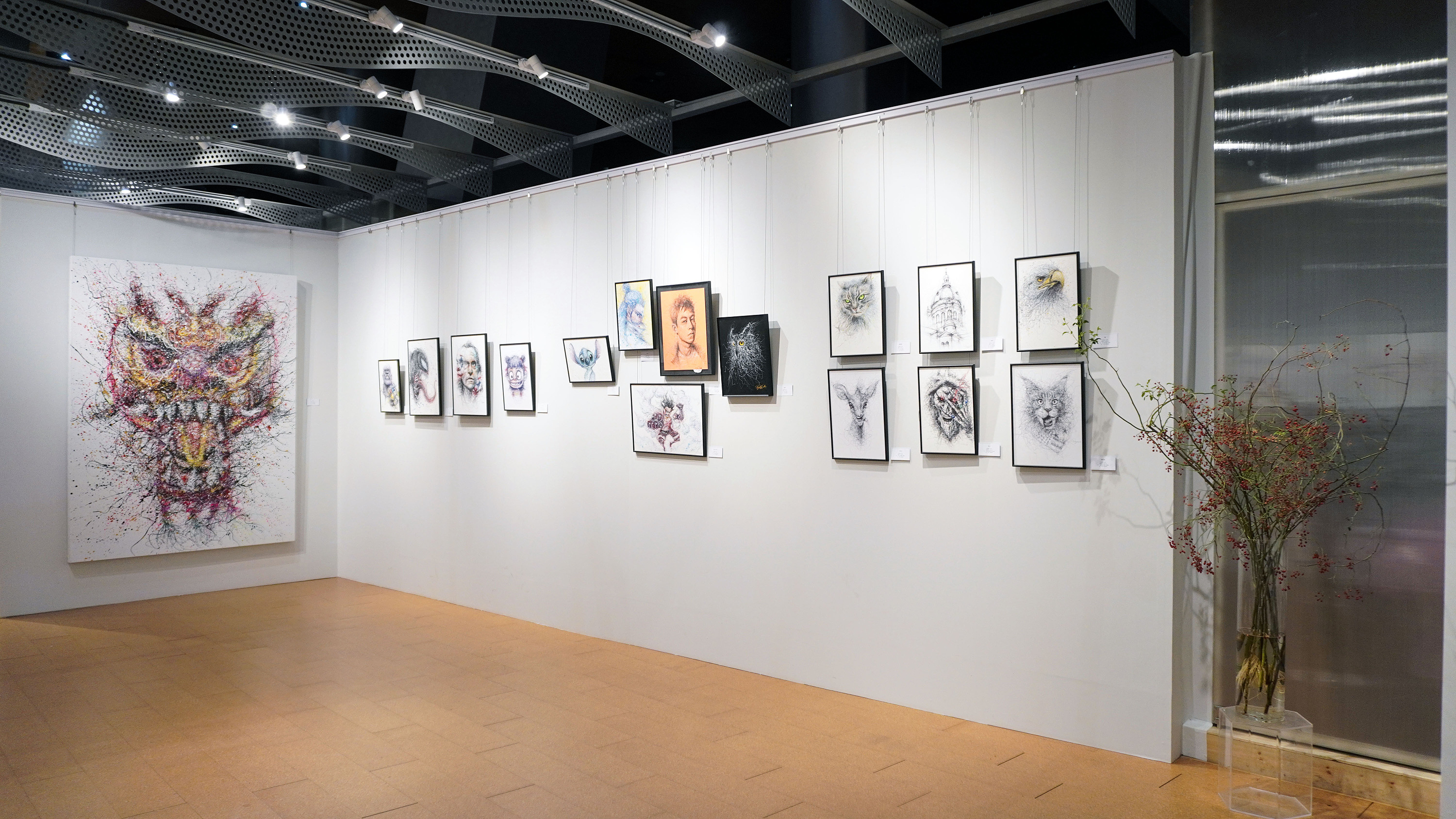 鸟巢art space |《无序·线象》文尧飞线艺术展