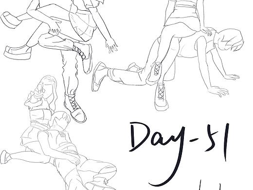 #速写60天挑战赛#Day51@速写班长（个人主页-ZNTg3NDY5Mjg=） - 创作习作 - 站酷设计师咸鱼干设计原创素材 - 站酷ZCOOL