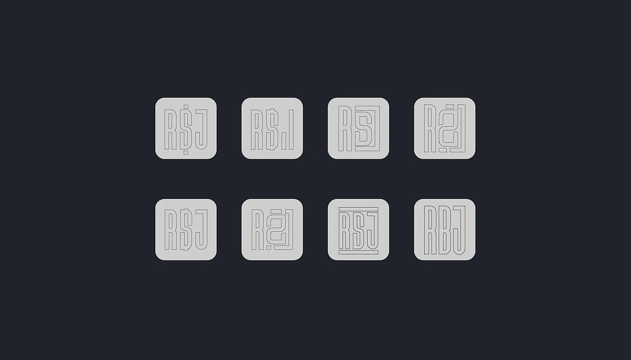 古典黑金类高端英文金融LOGO-品牌设计