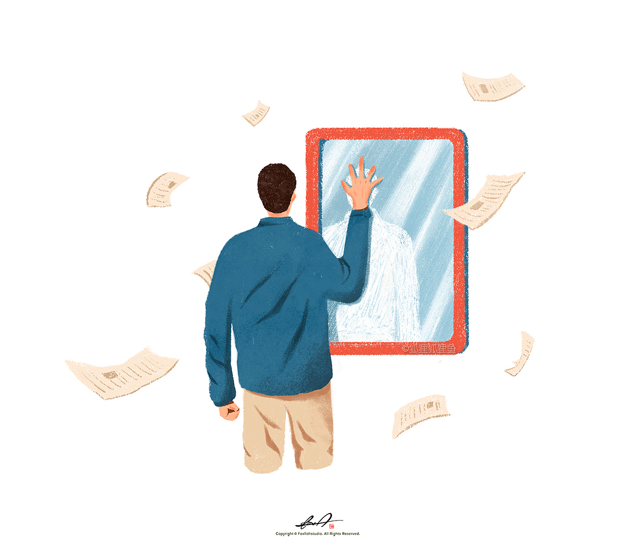 “刚刚出现在大家面前的时候,我一度抵触被人们贴上一张“长得好看”的标签,二十年来未曾注意过的东西如今却在别人口中被一再肯定,这确实让当时的我陷入了困惑,一时不能相信。因而我宁愿相信是因为自己的努力获得的大家的喜爱,当时年轻的自己也急于表现自己的努力而并非只有长得好看这种荒谬的原因。现在想来,其实是一种不坦然。”
——《我曾把“长得好看”拉入黑名单》马天宇