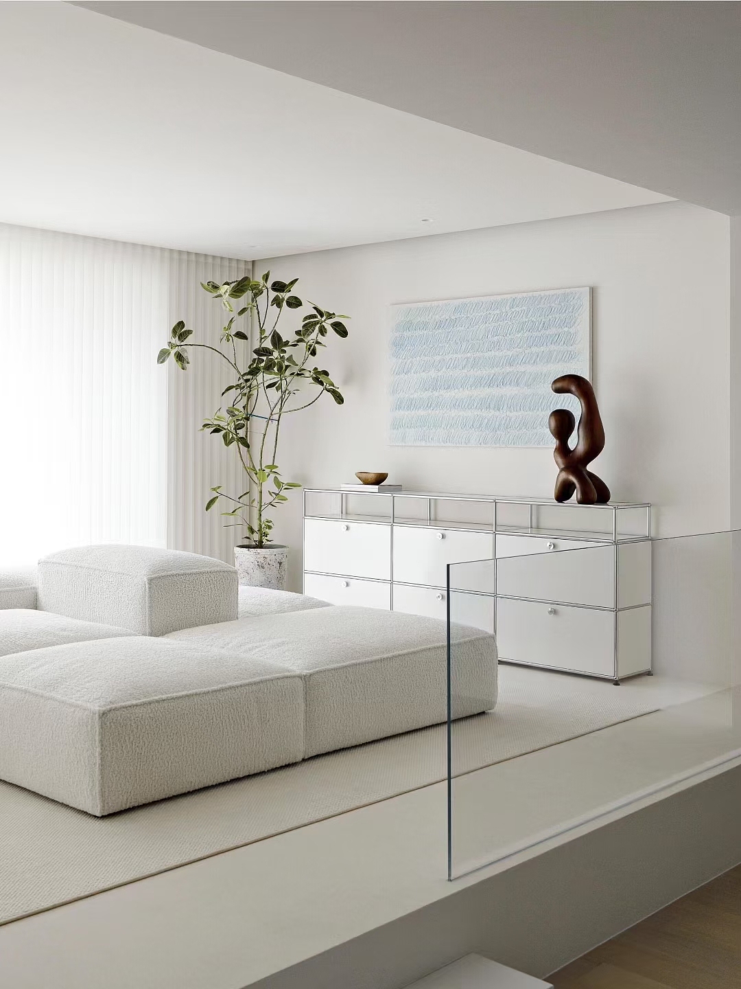 家装‖洁白的背景点缀金属不锈钢元素 干净淡雅