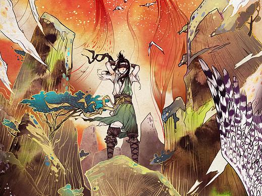 貝反《風(fēng)雨咒》倒計(jì)時(shí)（個(gè)人主頁-ZMjk0Mjc2NDg=） - 商業(yè)插畫 - 站酷設(shè)計(jì)師三日宜大雨原創(chuàng)素材 - 站酷ZCOOL