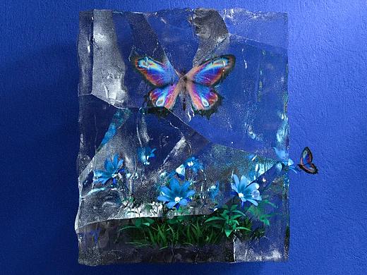 C4D练习-第四周《结冰的花》