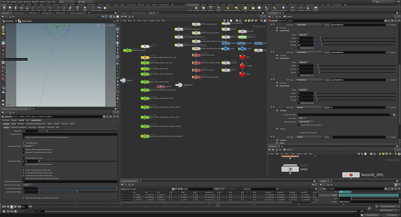 野外流体houdini小瀑布