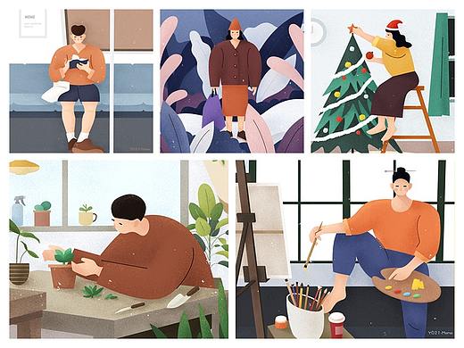 #y園糖打卡21天#作品總結（個人主頁-ZMzI1ODg0NzY=） - 創(chuàng)作習作 - 站酷設計師子橙大枚一原創(chuàng)素材 - 站酷ZCOOL