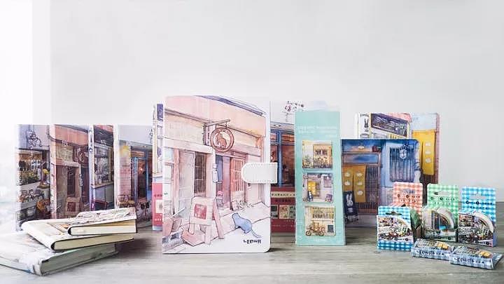 邂逅悠闲小店 ——《最美小店之旅》手绘旅游手帐设计