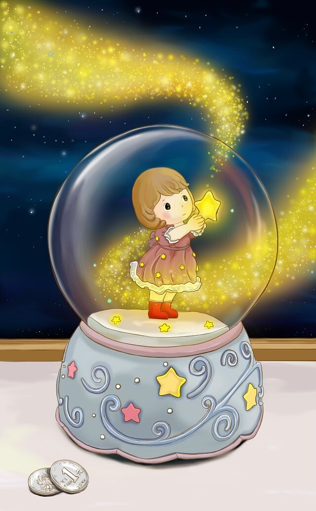 水晶球里的世界|插画|儿童插画|upmimi - 原创作品 - 站酷 (zcool)