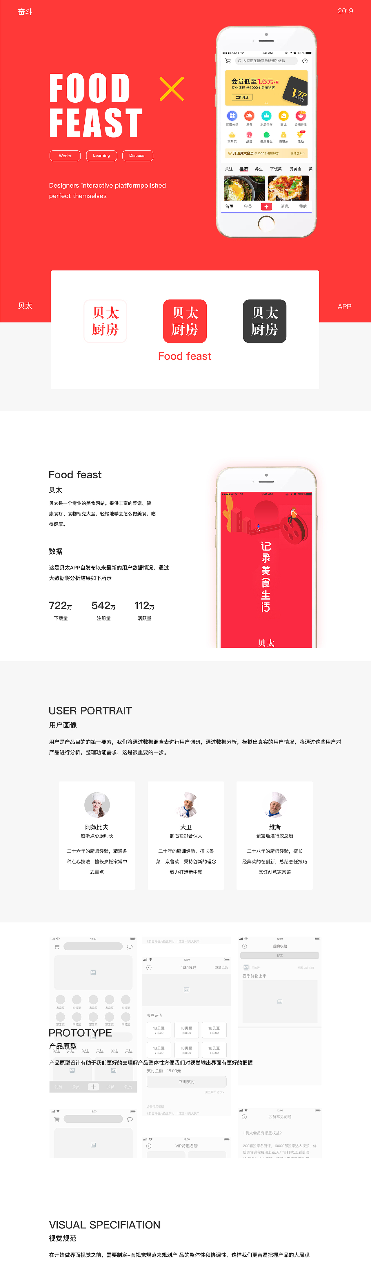 一款关于美食的app（图ZMTUzMTE3NzI0） - APP界面 - 站酷设计师风吹日落原创素材 - 站酷ZCOOL