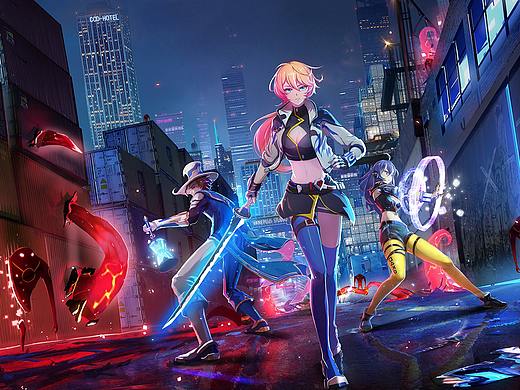 VGAME｜官网KV2_集装箱战斗绘制过程分享
