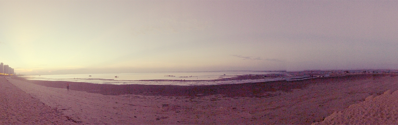 一日游,走在冷风中