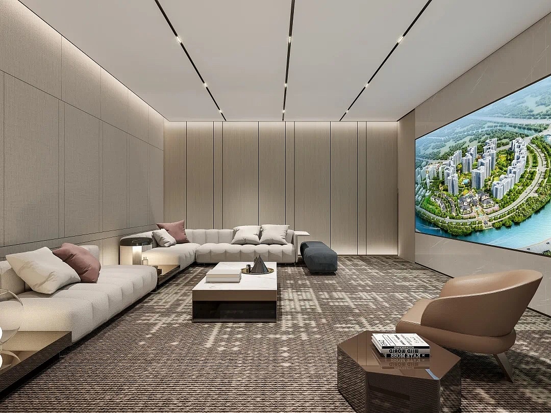 朗生案例|「奥园 •锦官芳华」简洁纯粹中的几何美感