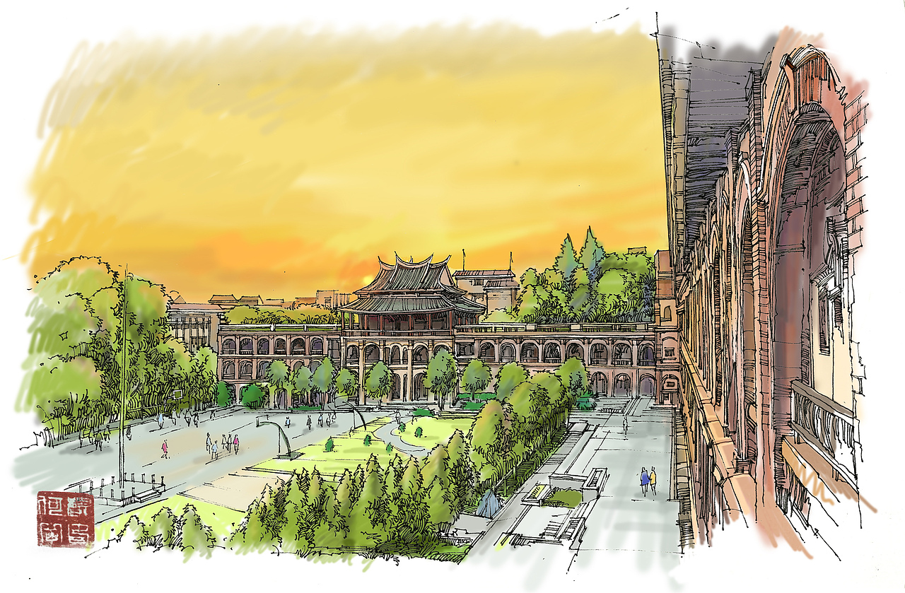 集美大學(xué)手繪作品（圖ZMTMwNjA1MDcy） - 創(chuàng)作習(xí)作 - 站酷設(shè)計(jì)師akalemos原創(chuàng)素材 - 站酷ZCOOL