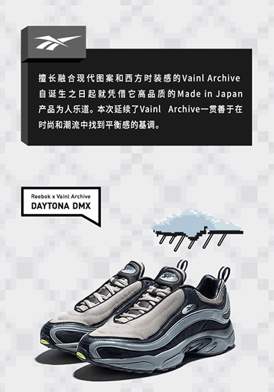复古电玩风格Reebok微信推文长图