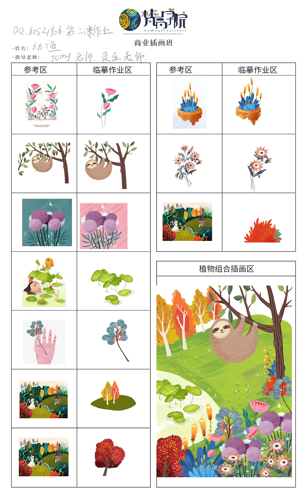 20年10月CG插画学员绘本植物作业分享（图ZMjMxNzc0NzQw） - 绘本 - 站酷设计师梵高CG插画原创素材 - 站酷ZCOOL