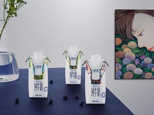 【特仑苏设计&摄影】嗨Milk牛奶艺术版视觉摄影&页面