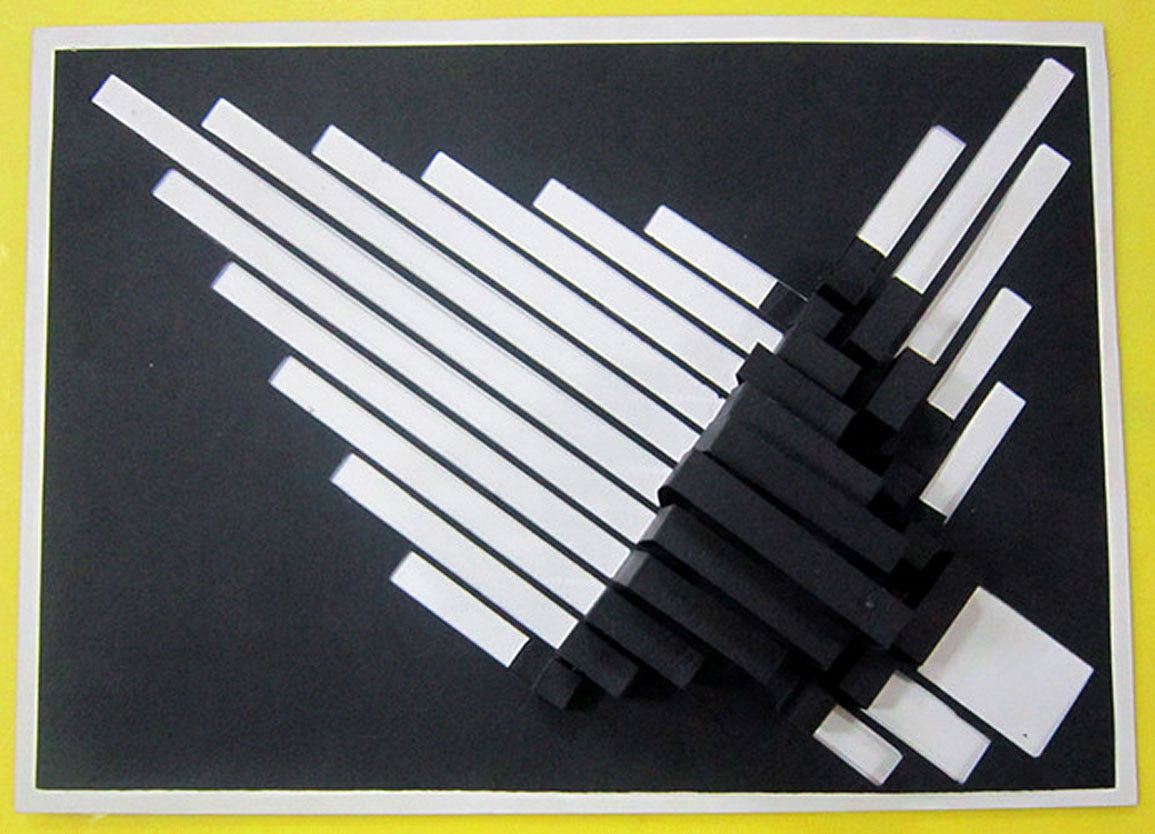 立体构成的小作品