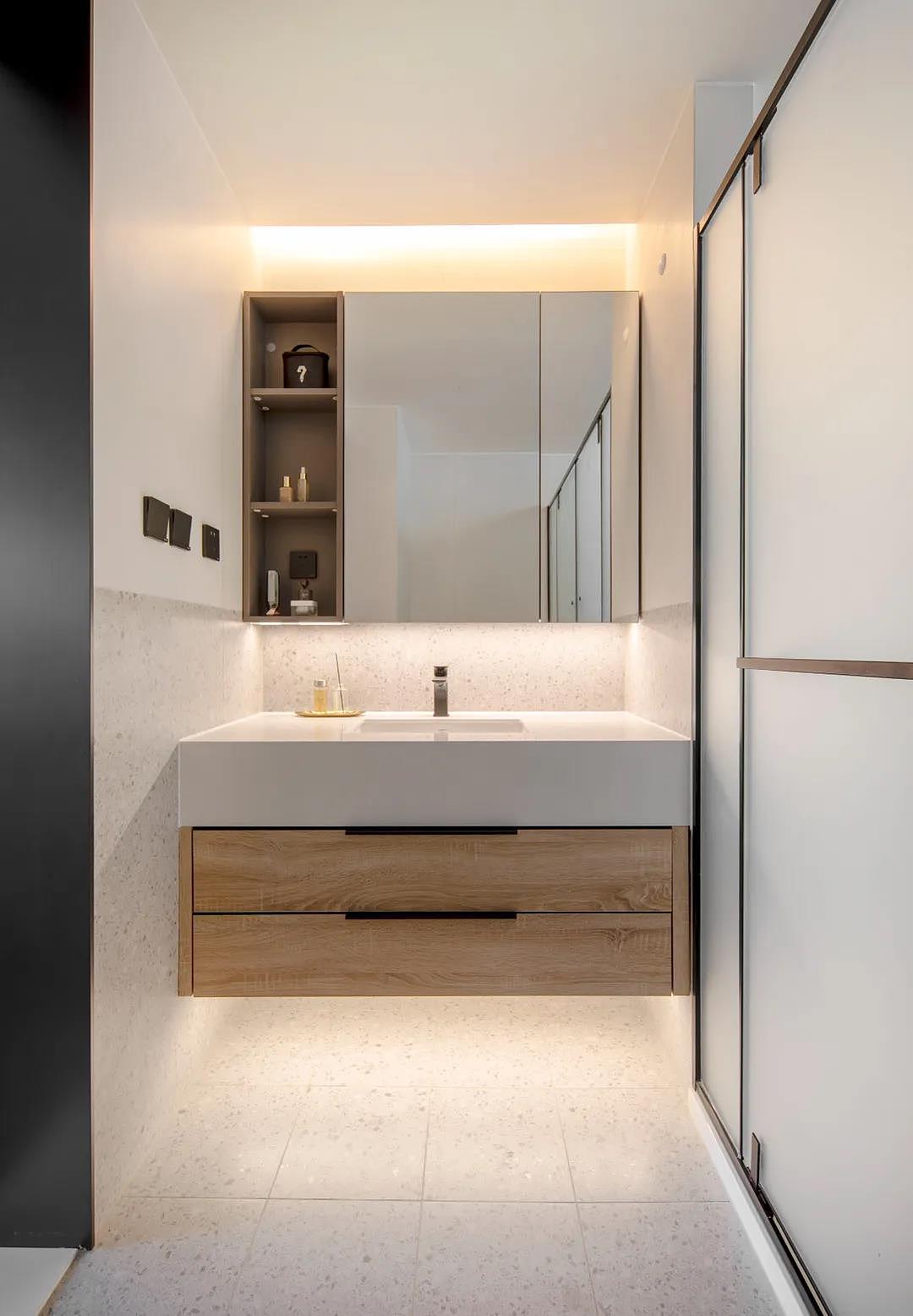 140㎡现代简约风格新房装修,多功能房格外温馨