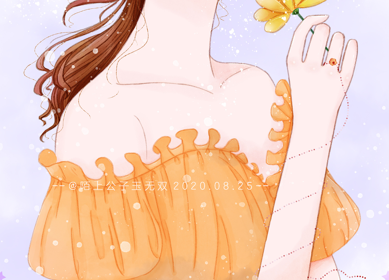 少女插画（图ZMjIyMjE1NDAw） - 创作习作 - 站酷设计师悬崖上的小虞姬原创素材 - 站酷ZCOOL