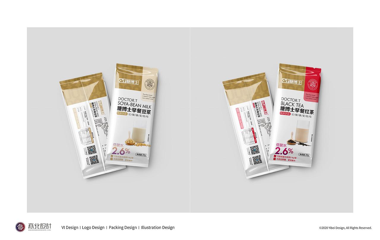 糖博士面包包装设计包装袋系列