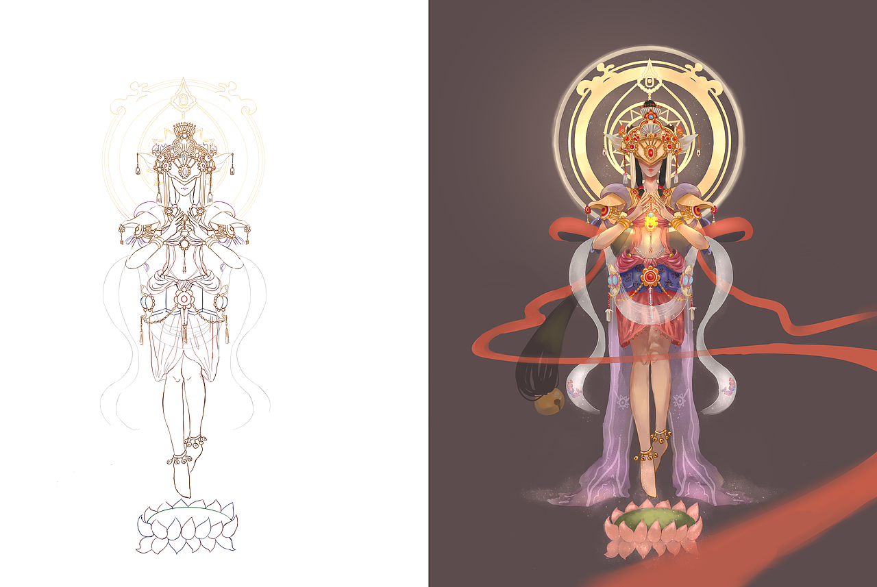 女娲皮肤创作（图ZMTI3MjA0ODIw） - 其他 - 站酷设计师April夏原创素材 - 站酷ZCOOL