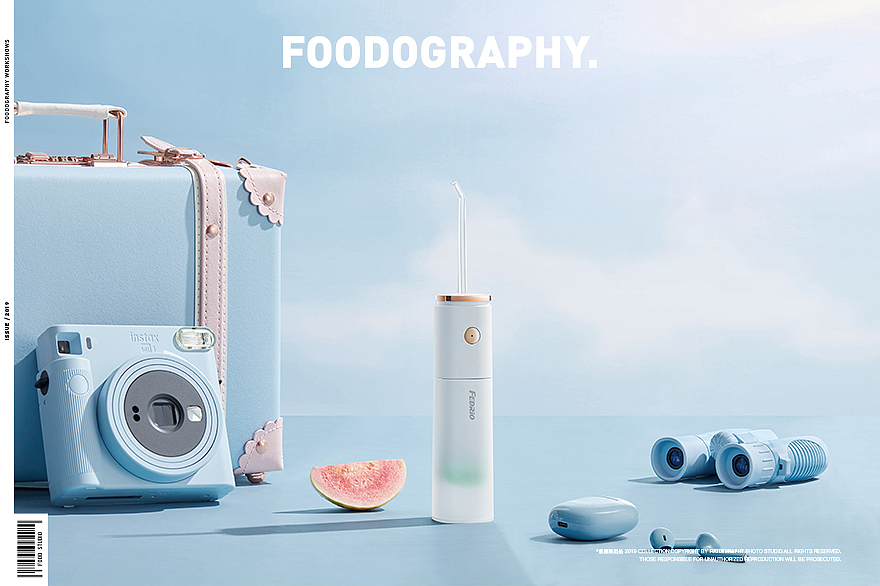 个人护理摄影 | 法洁奥冲牙器 ✖ foodography