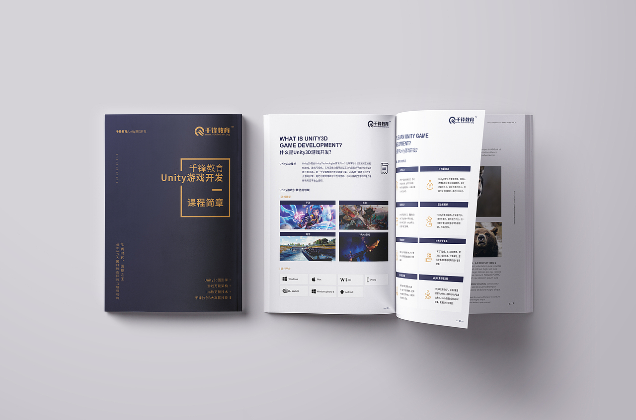 宣传册、画册、排版、课程大纲