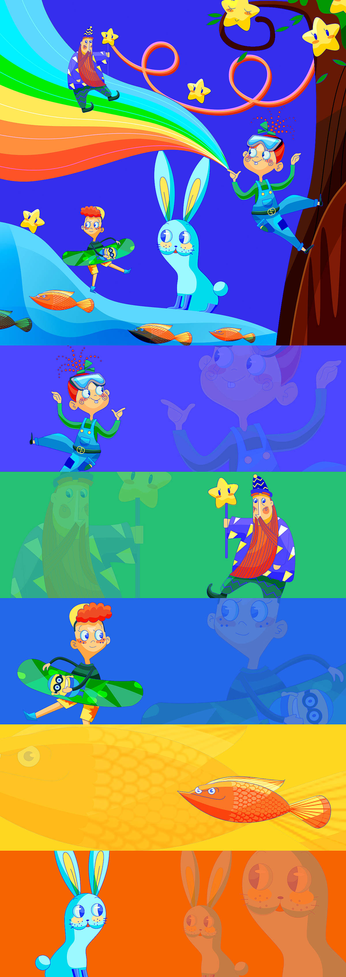 童趣（图ZMTk1NjI5Njg4） - 商业插画 - 站酷设计师刺猬吃柠檬原创素材 - 站酷ZCOOL