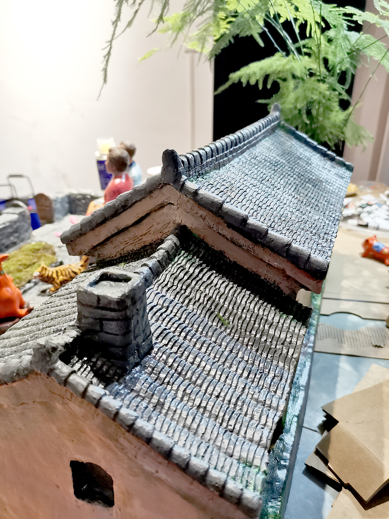 【家.圆】/写实人物 场景雕塑