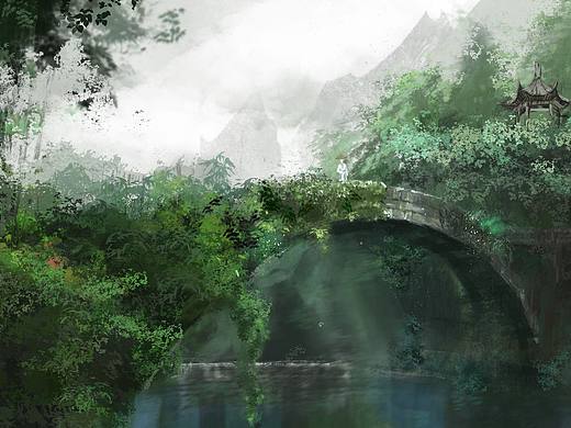 雨后新绿