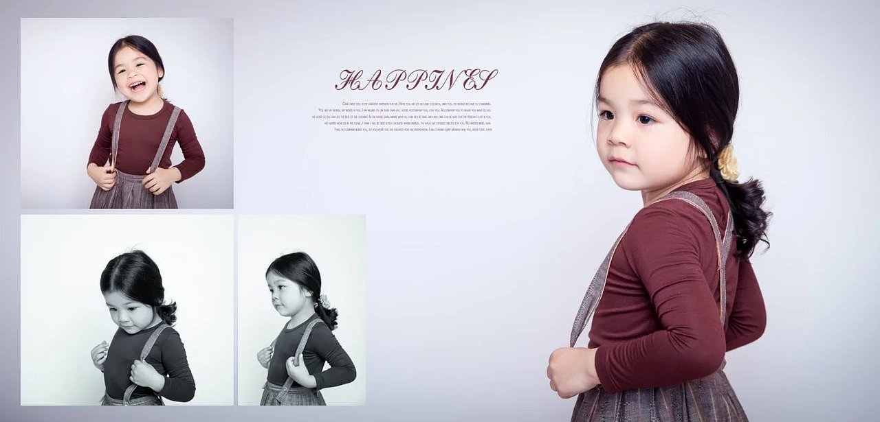 儿童摄影后期相册设计
