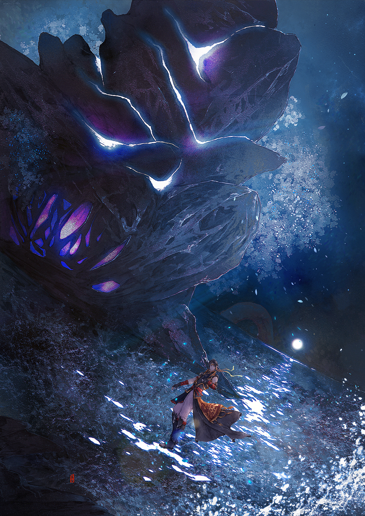 【含绘画过程】王者荣耀—孙策（图ZMjI2NDY0OTMy） - 商业插画 - 站酷设计师慕白__原创素材 - 站酷ZCOOL