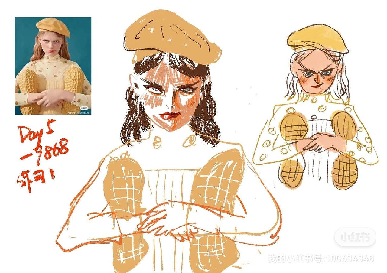 速写练习（图ZMzE3MzM2MTk2） - 创作习作 - 站酷设计师晓露晨星原创素材 - 站酷ZCOOL