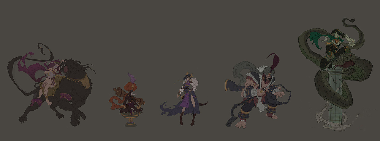 《楼兰》主题系列角色设定 — 2019年作品集（图ZMTkxMjI5NDUy） - 概念设定 - 站酷设计师XRCG学院原创素材 - 站酷ZCOOL