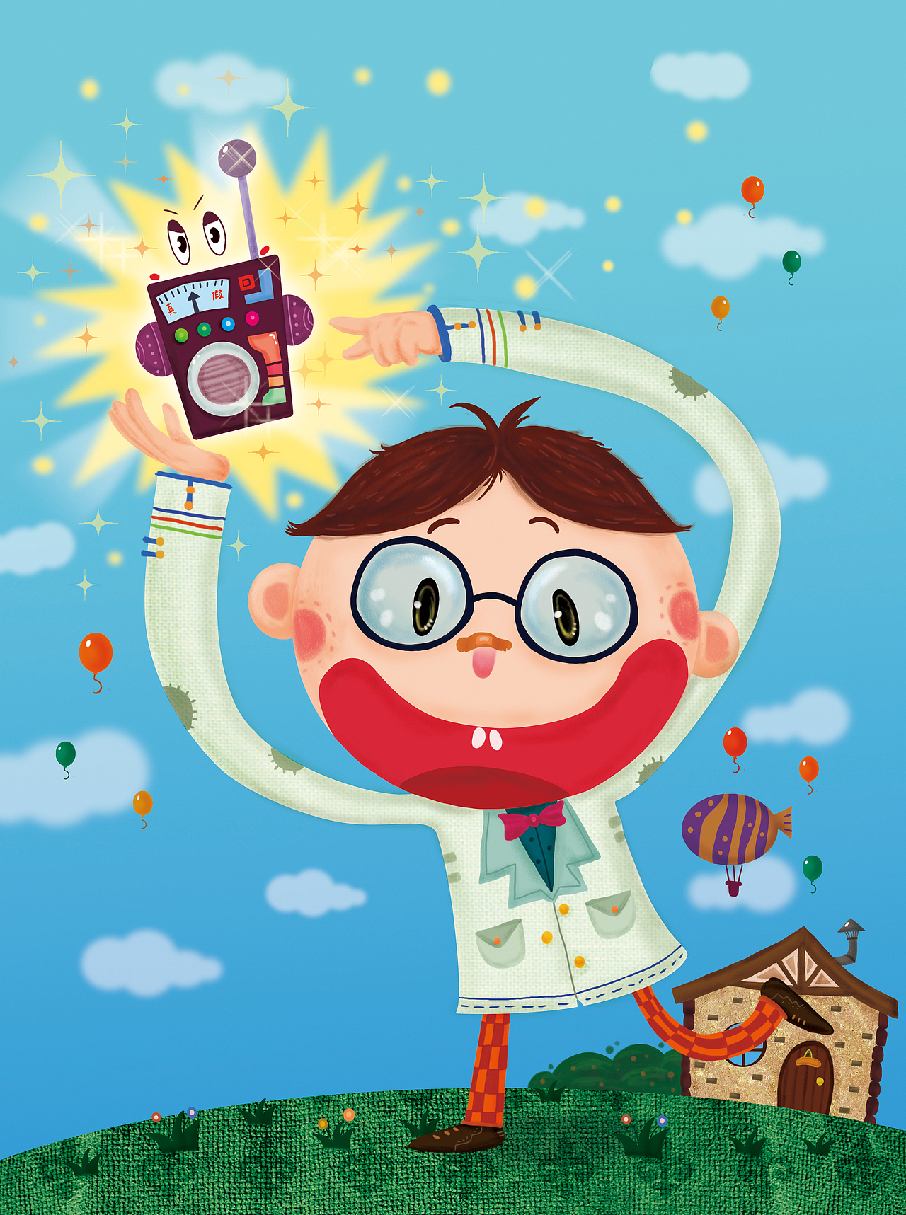 以前在知音漫客的童话绘上的儿童插画稿子