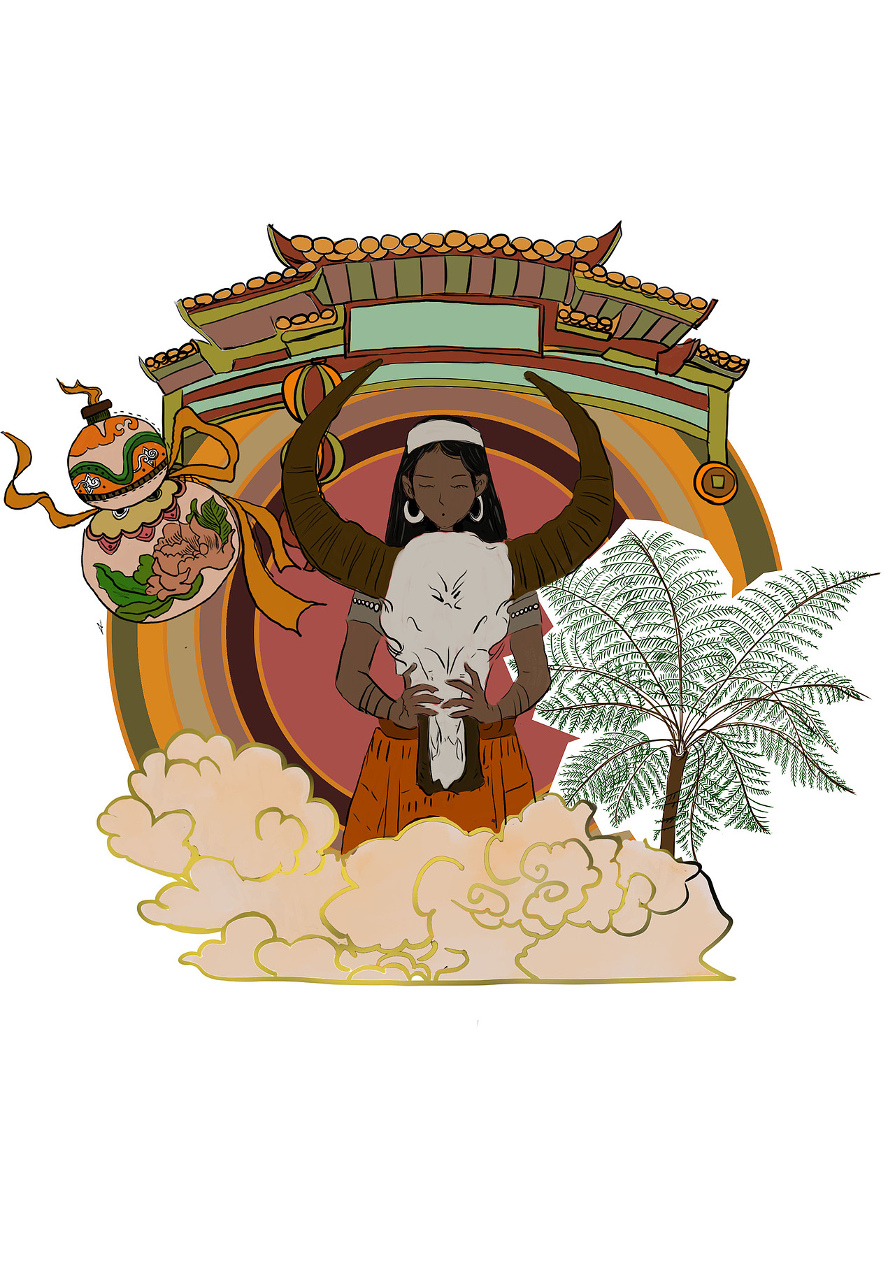 佤美-化妆品插画设计（图ZMzU4MTE1MzM2） - 宣传物料 - 站酷设计师小海苔碎原创素材 - 站酷ZCOOL