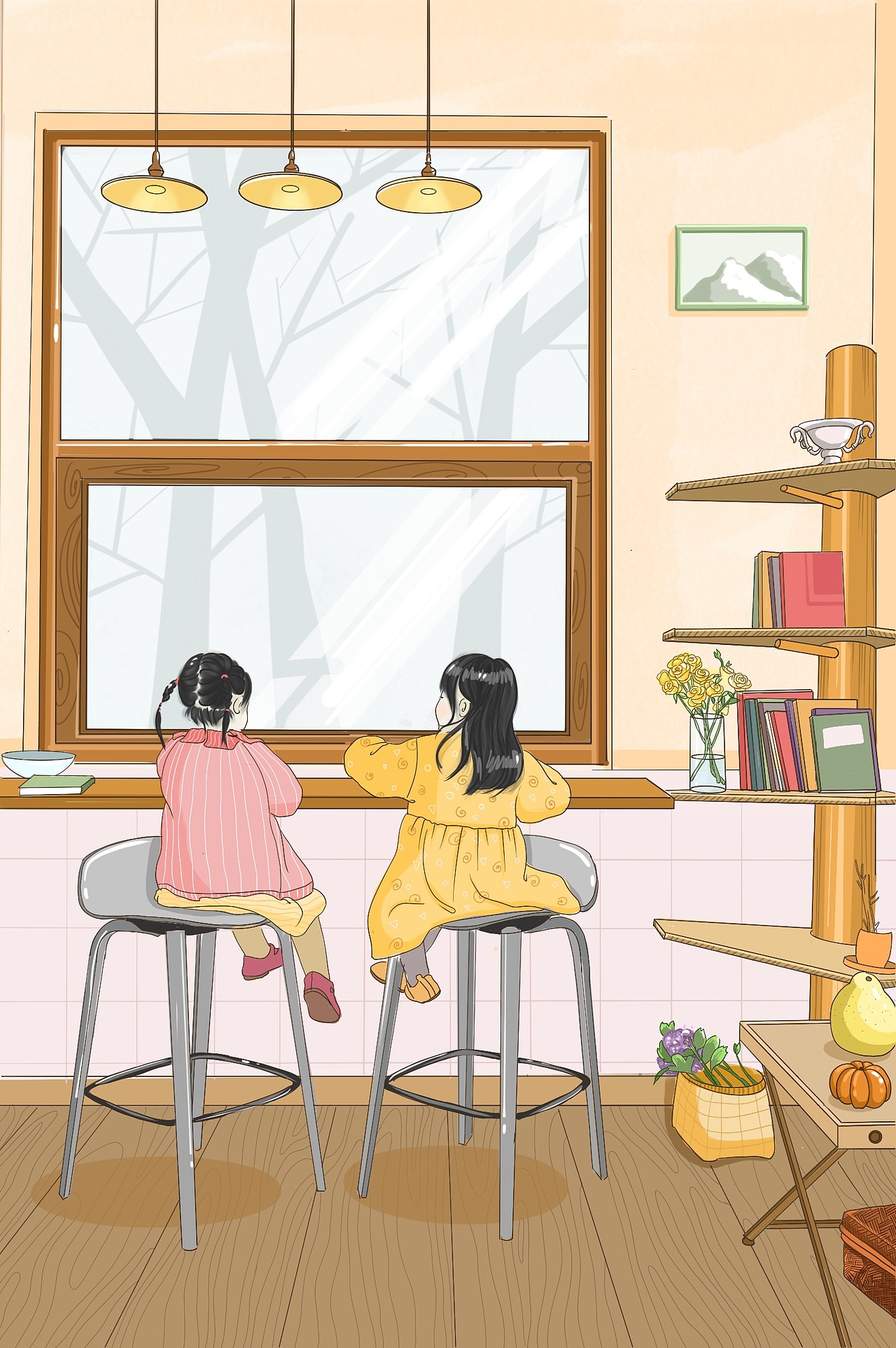 插画练习 小女孩（图ZMTk2NjQ1MzI4） - 商业插画 - 站酷设计师周亚宁原创素材 - 站酷ZCOOL