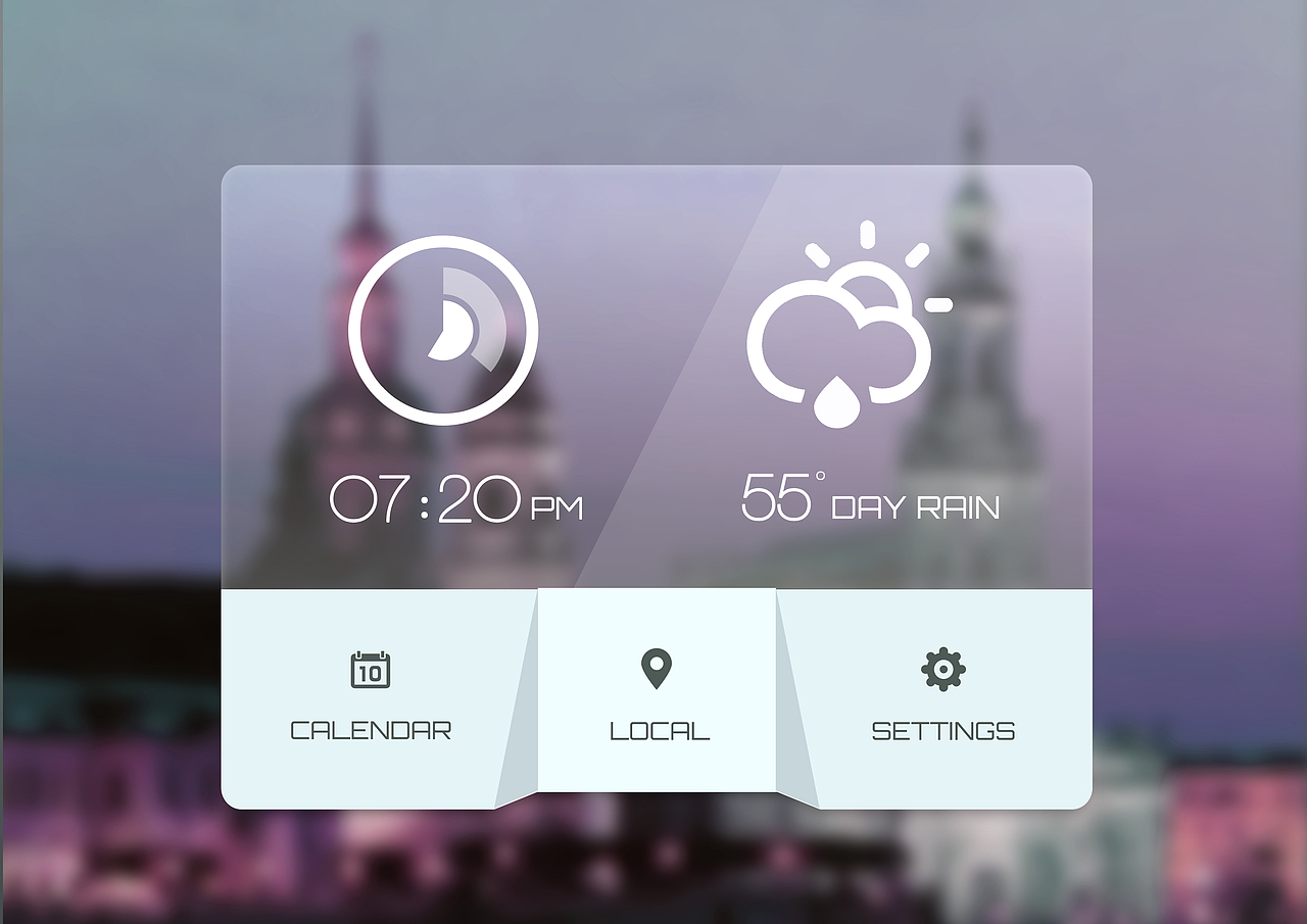 临摹的两个天气插件,忙死了!!!
