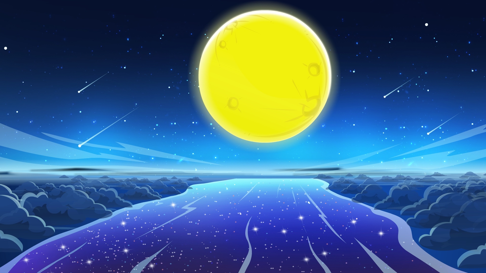 某部动画片的背景