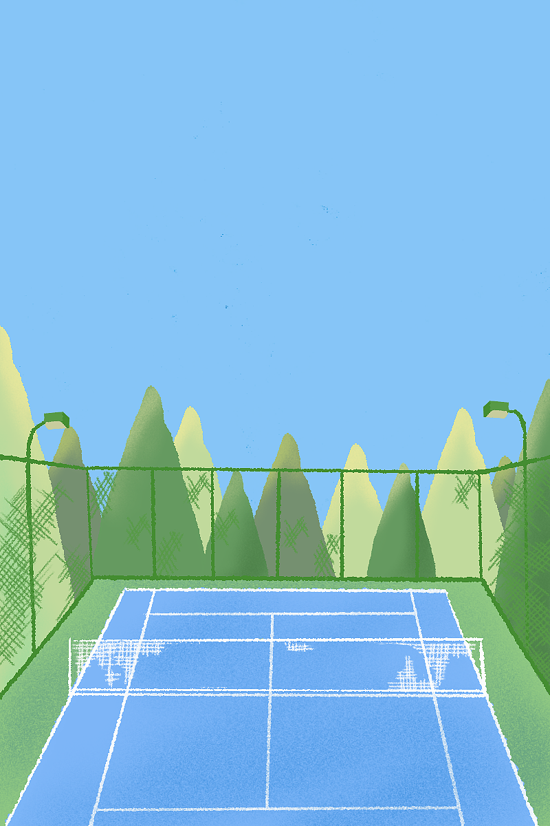 夏日海报|网球小王子（图ZMTk3MzM4NTI0） - 商业插画 - 站酷设计师Jeffwuuu原创素材 - 站酷ZCOOL