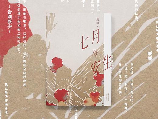 庆山 七月与安生 书籍设计