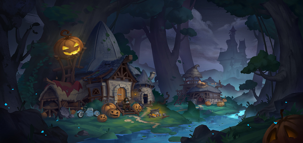 格林的小屋|插画|概念设定|z66481072 - 原创作品 - 站酷 (zcool)