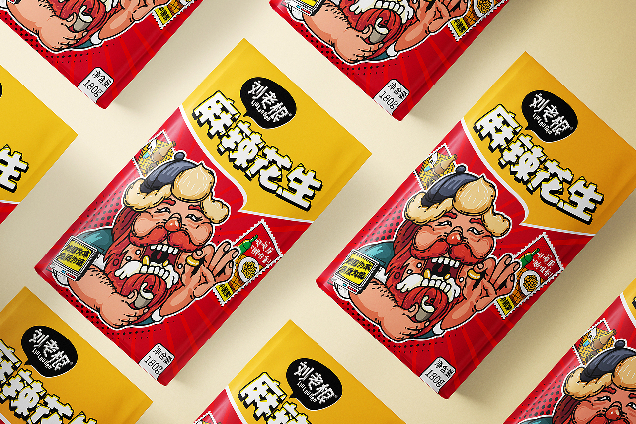 所喜文化：刘老根休闲食品包装设计（图ZMjI2MDg3ODc2） - 包装 - 站酷设计师所喜原创素材 - 站酷ZCOOL